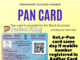 Get your Pan immediately with simple and paperless process