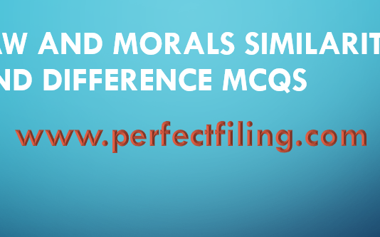 Law and Morals Similarities and Difference MCQs