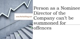 person as a nominee director