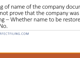 Striking of name of the company documents could not prove Companies Act, 2013 – Section 248
