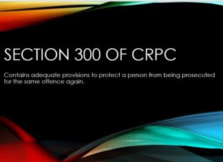 The Code Of Criminal Procedure, 1973 in which Section 300 Contains adequate provisions to protect a person from being prosecuted for the same offence again.