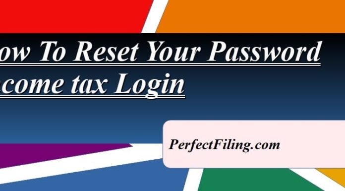 How To Reset Your Password Income tax Login How to reset your password Income Tax Login