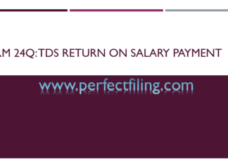 Form 24Q: TDS Return on Salary Payment
