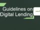 Guidelines on Digital Lending