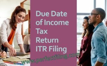 Due Date of Income Tax Return ITR Filing