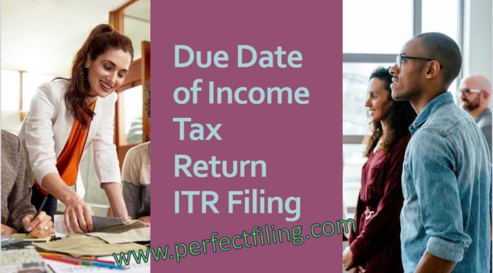 Due Date of Income Tax Return ITR Filing